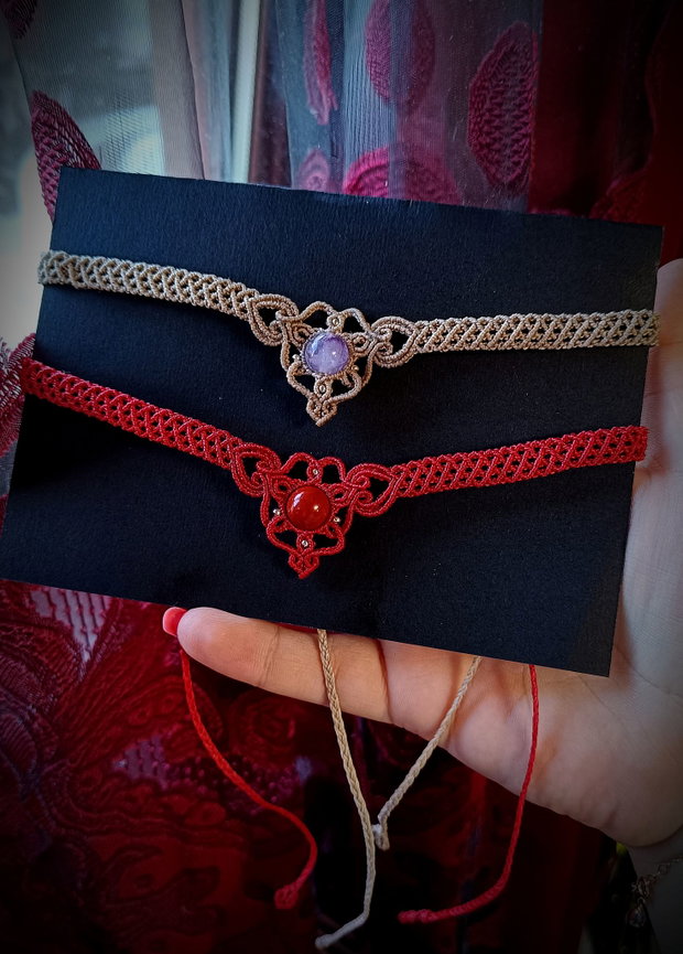 Choker Minimalist cu piatra semiprețioasa