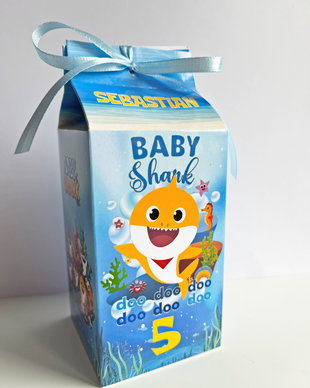 Cutii dulciuri Baby shark personalizate