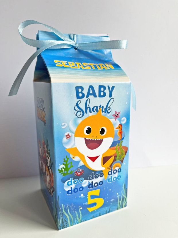 Cutii dulciuri Baby shark personalizate