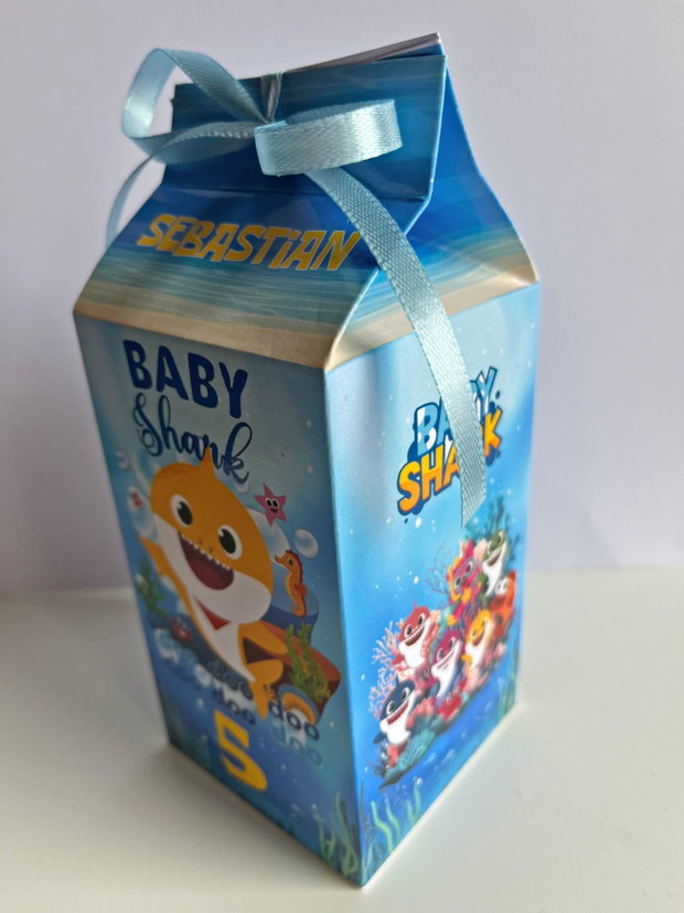 Cutii dulciuri Baby shark personalizate