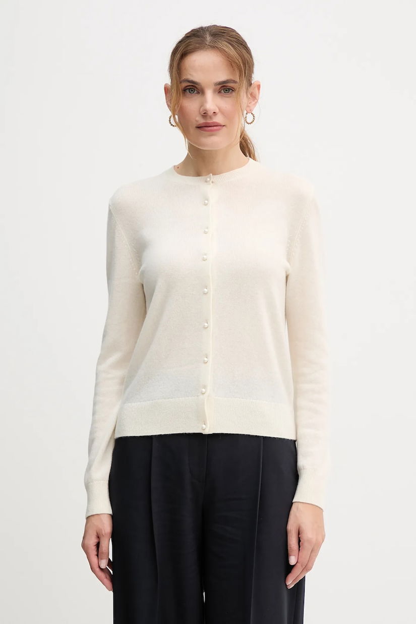 United Colors of Benetton cardigan din cașmir culoarea bej, 1033D502A