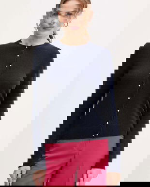 United Colors of Benetton cardigan din cașmir culoarea bleumarin, 1033D502A