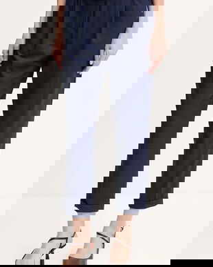 United Colors of Benetton pantaloni culoarea bleumarin, 4962DF079