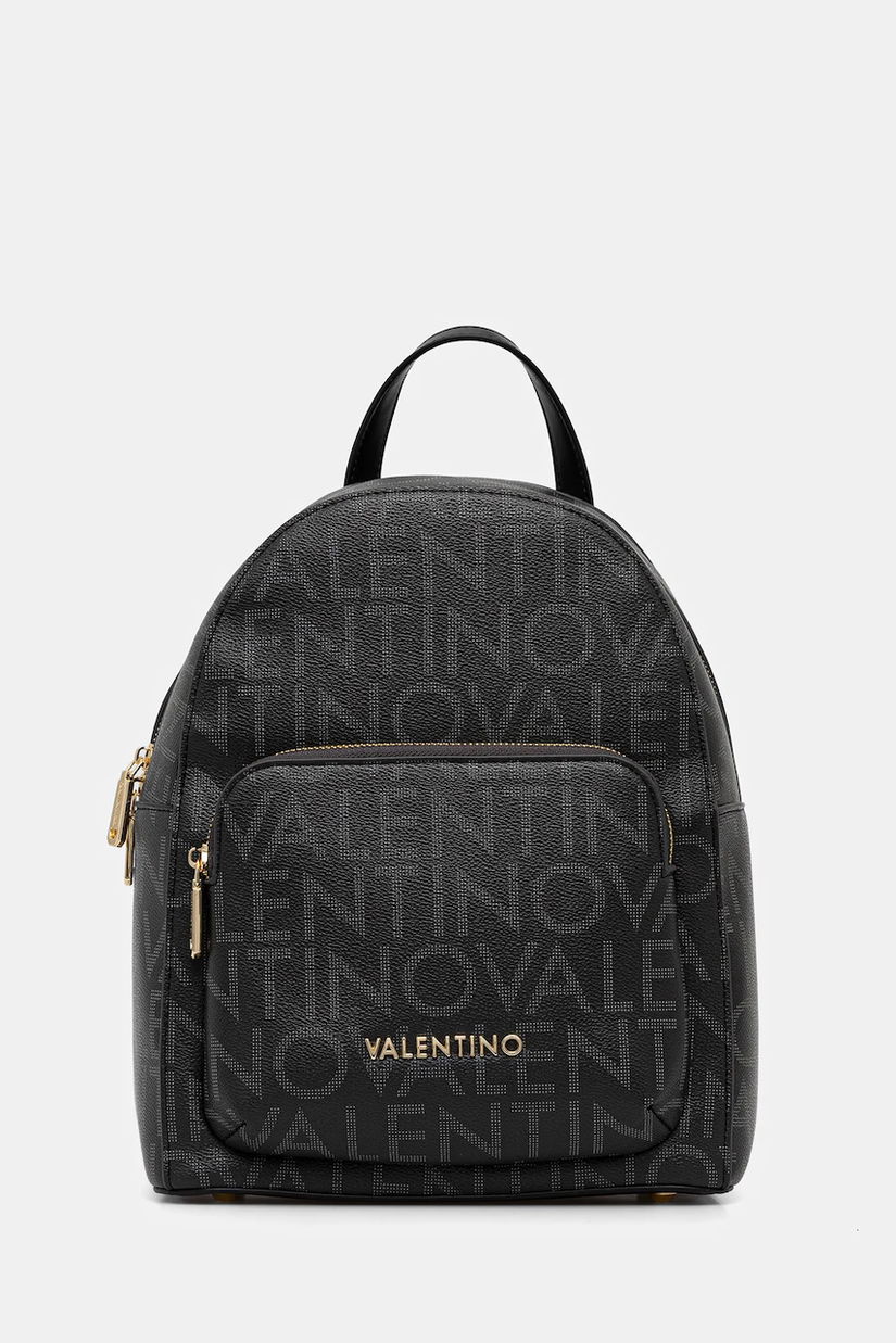 Valentino Bags rucsac REGINA RE culoarea negru, mic, cu imprimeu, VBS9IS20