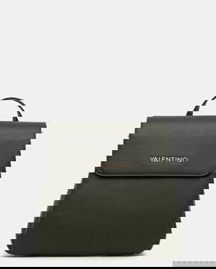 Valentino Bags rucsac WEST RE culoarea verde, mic, uni, VBS9I820