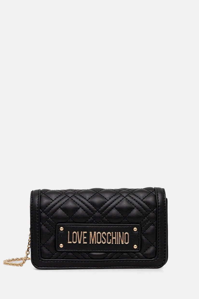 Love Moschino poșetă culoarea negru, JC5681PP0NLA0000