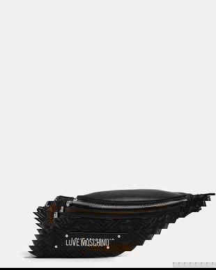 Love Moschino borsetă culoarea negru, JC4003PP0NLA0000