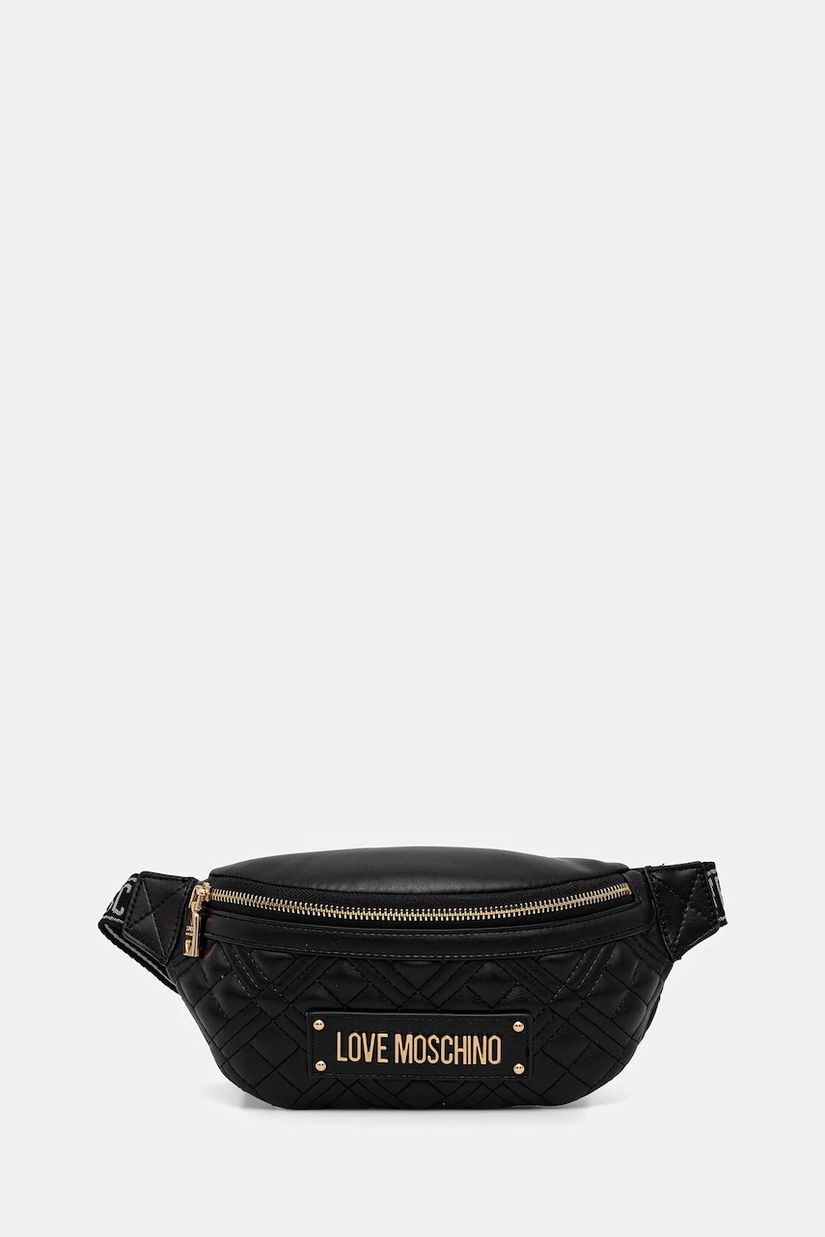 Love Moschino borsetă culoarea negru, JC4003PP0NLA0000