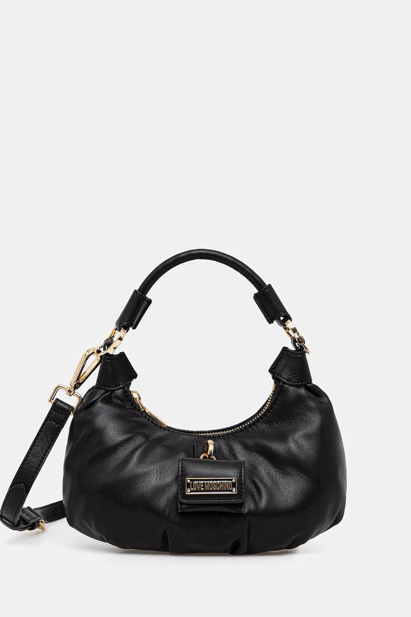 Love Moschino poșetă culoarea negru, JC4360PP0NKN0000
