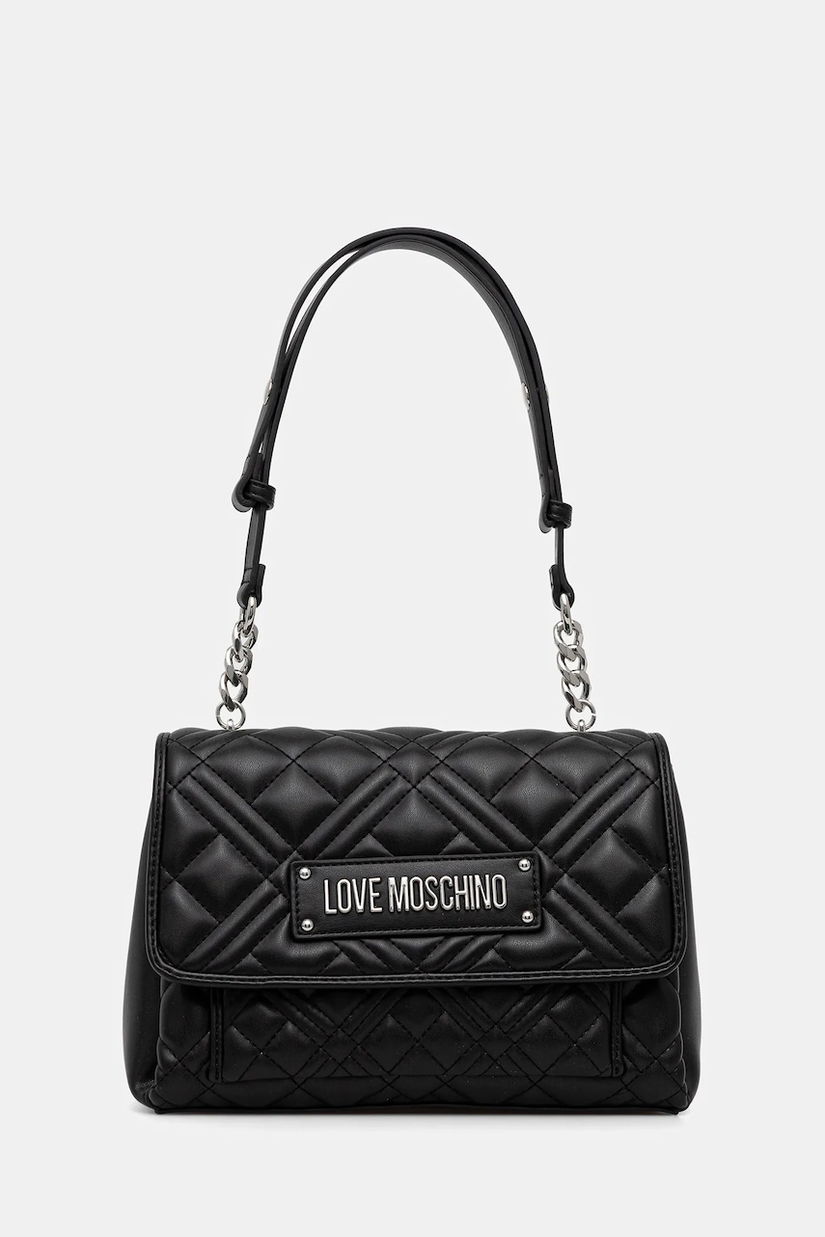 Love Moschino poșetă culoarea negru, JC4109PP0NLA000B