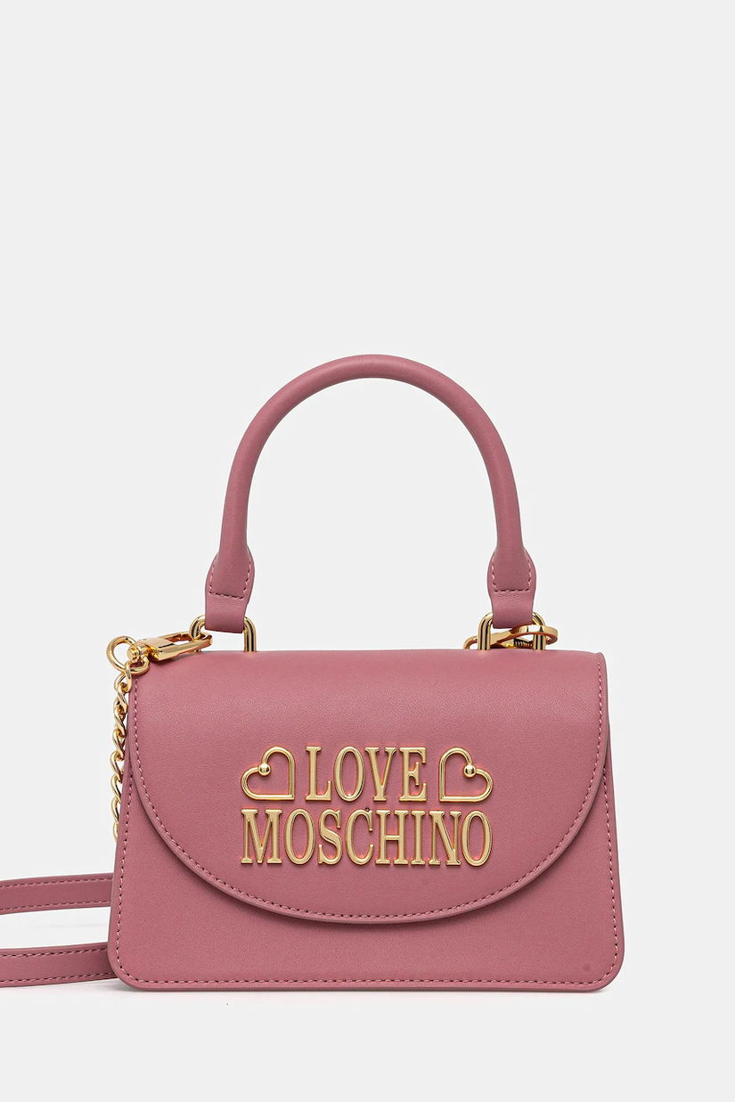 Love Moschino poșetă culoarea roz, JC4335PP0NK1361A