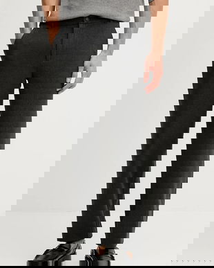 Lindbergh pantaloni culoarea gri, drept, 30.001052