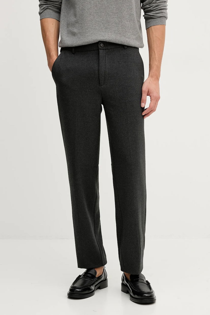 Lindbergh pantaloni culoarea gri, drept, 30.001052