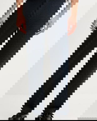 Lindbergh pantaloni culoarea bleumarin, drept, 30.001052