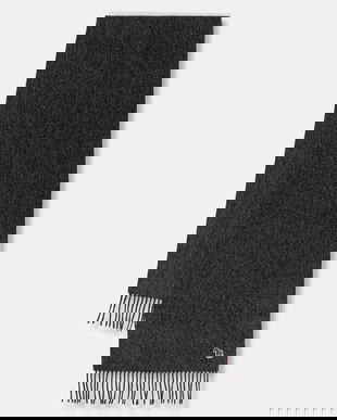 Paul Smith eșarfă de lână culoarea gri, uni, M1A-150K-PZEBRA