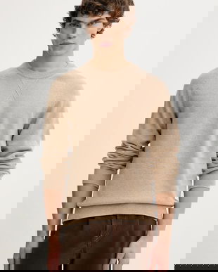 PS Paul Smith pulover de lână culoarea bej, light, M2R-487Z-T22514