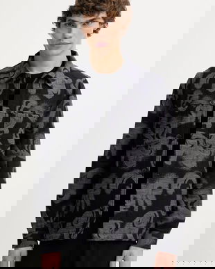 PS Paul Smith cămadă culoarea negru, cu guler clasic, regular, M2R-955U-T22505