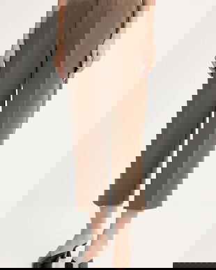 ISABELLE BLANCHE pantaloni culoarea verde, drept, high waist, IS25FW-P050-T001