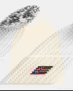 Napapijri căciulă din amestec de lână Semiury culoarea bej, NP0A4GKCN1J1