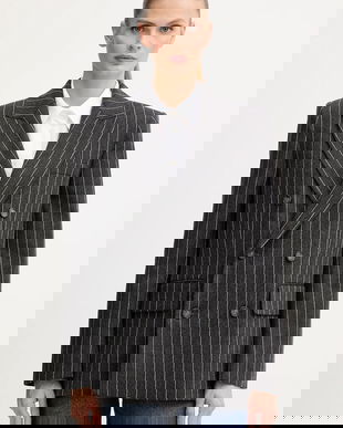 MAX&Co. jachetă din amestec de lână culoarea gri, oversize, cu imprimeu, 2528046042200