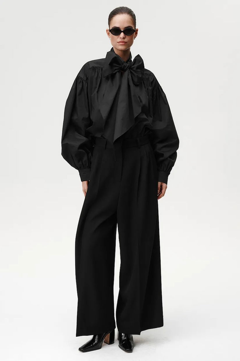 Undress Code bluză culoarea negru, uni, 1057