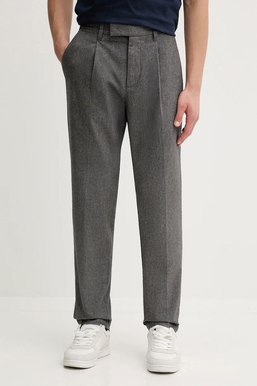 Marc O'Polo pantaloni culoarea gri, drept, 529020410090