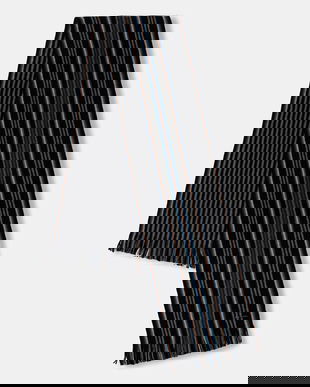 Paul Smith eșarfă de lână culoarea negru, cu imprimeu, M1A-151F-T643