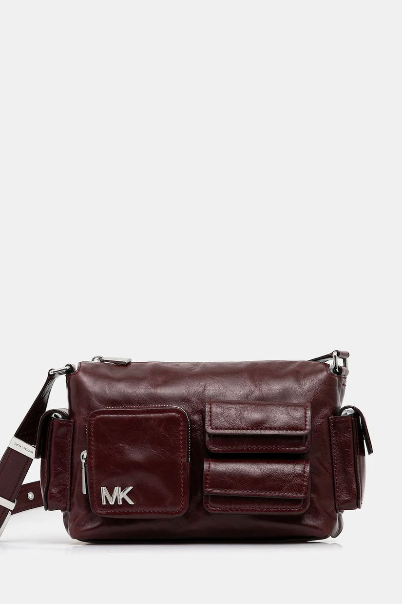 MICHAEL Michael Kors poșetă de piele culoarea bordo, 30S5SM3L8Y