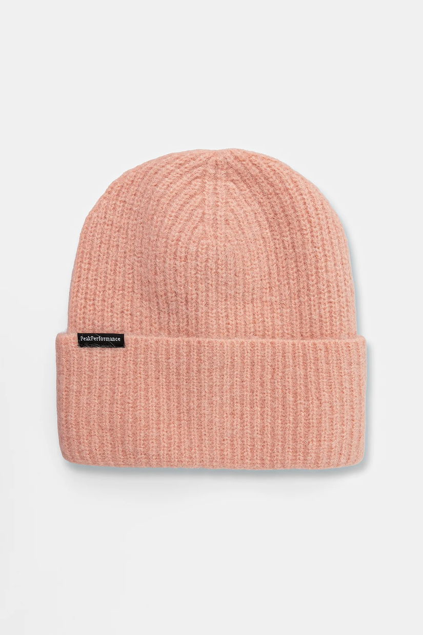 Peak Performance pălărie din amestec de lână Woolblend Hat culoarea violet, din țesătură uni, G80628