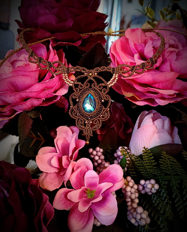 Colier Swarovski Princess Micromacrame