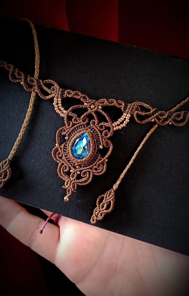 Colier Swarovski Princess Micromacrame