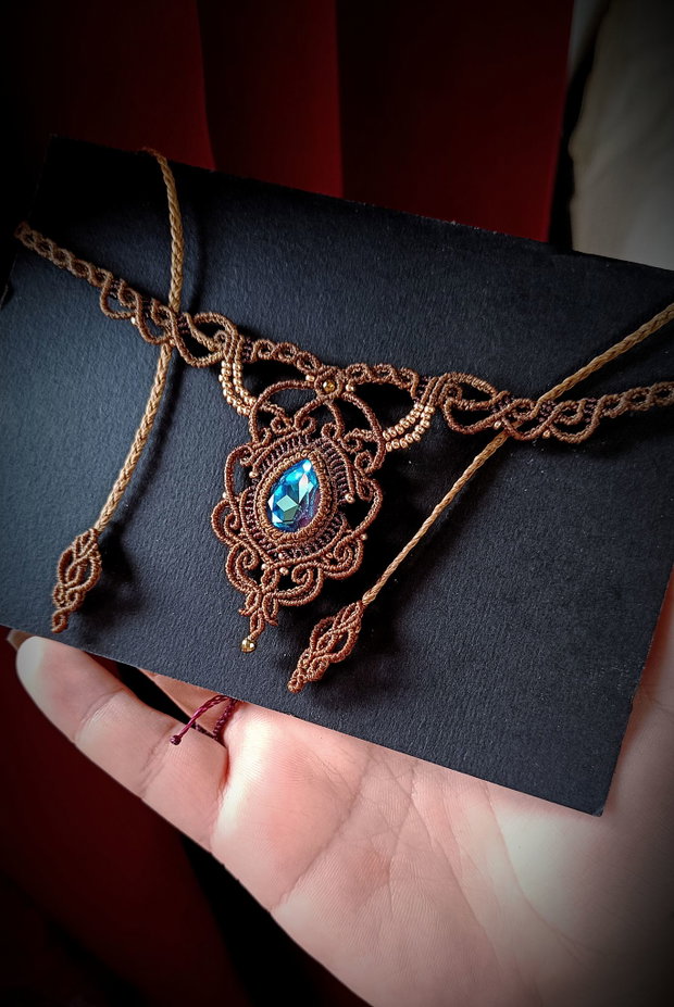 Colier Swarovski Princess Micromacrame