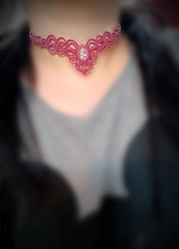 Choker Bohemian Swarovski Princess Roz