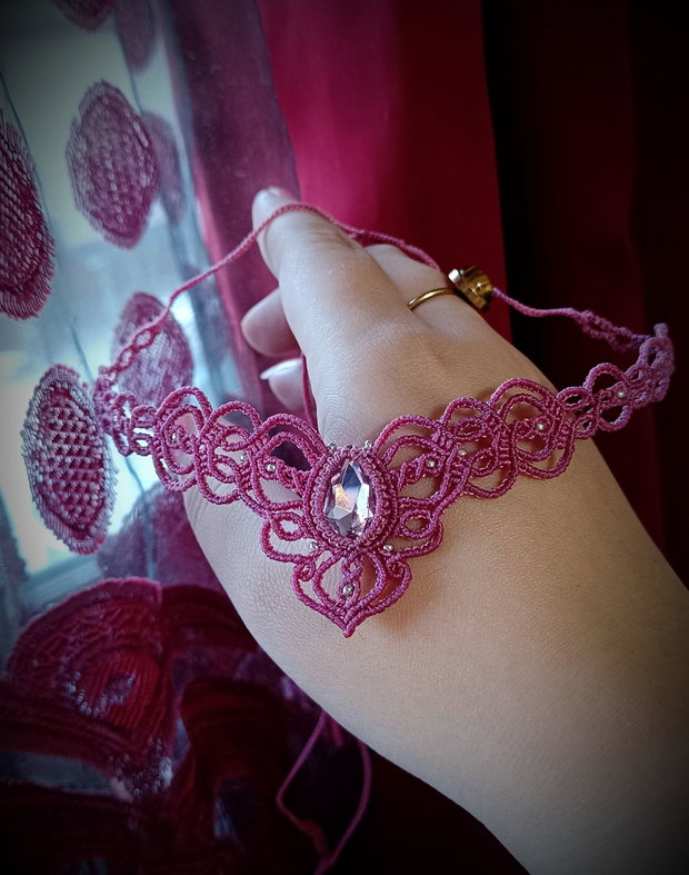 Choker Bohemian Swarovski Princess Roz