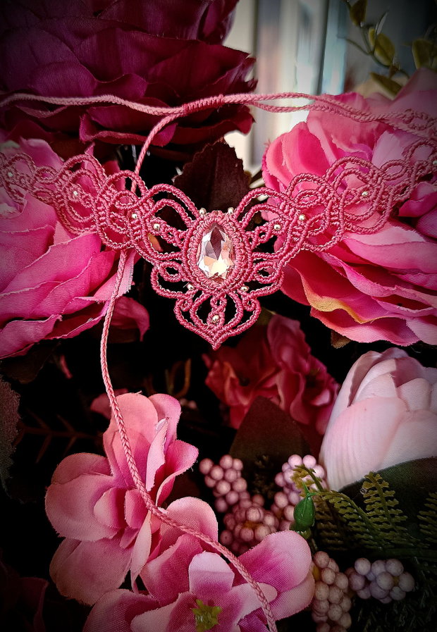 Choker Bohemian Swarovski Princess Roz