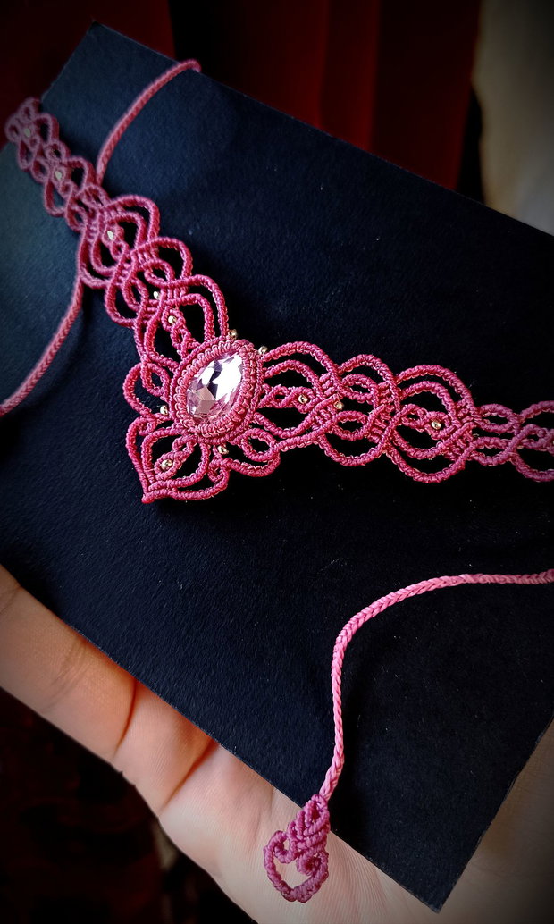 Choker Bohemian Swarovski Princess Roz