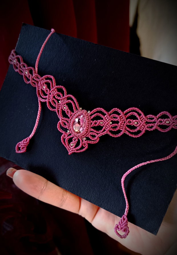 Choker Bohemian Swarovski Princess Roz