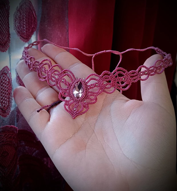 Choker Bohemian Swarovski Princess Roz