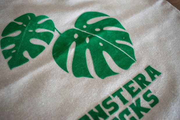 Trăistută Monstera Rocks