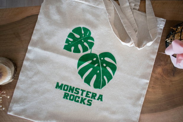 Trăistută Monstera Rocks