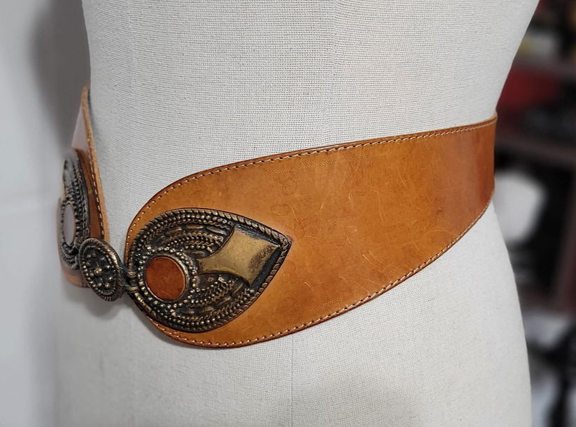 Centura vintage piele