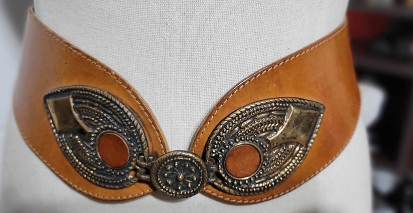 Centura vintage piele