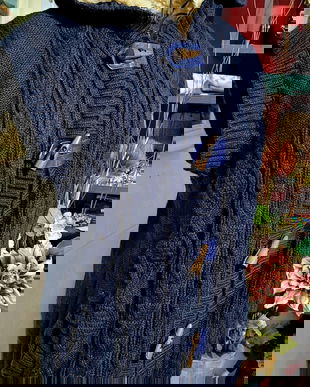 Vesta cu blana blend de lana