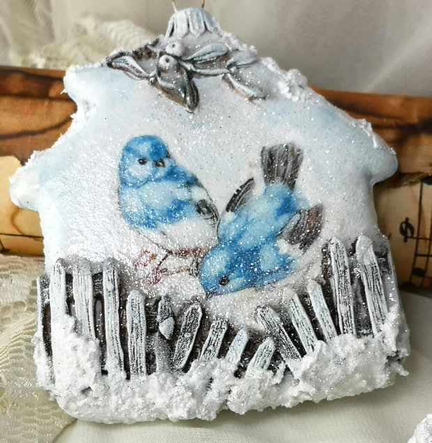 Set de Ornamente Handmade 'Colț de Iarnă' (globuri handmade)