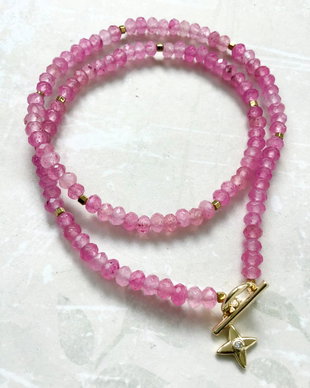 Colier CHOKER agate roz