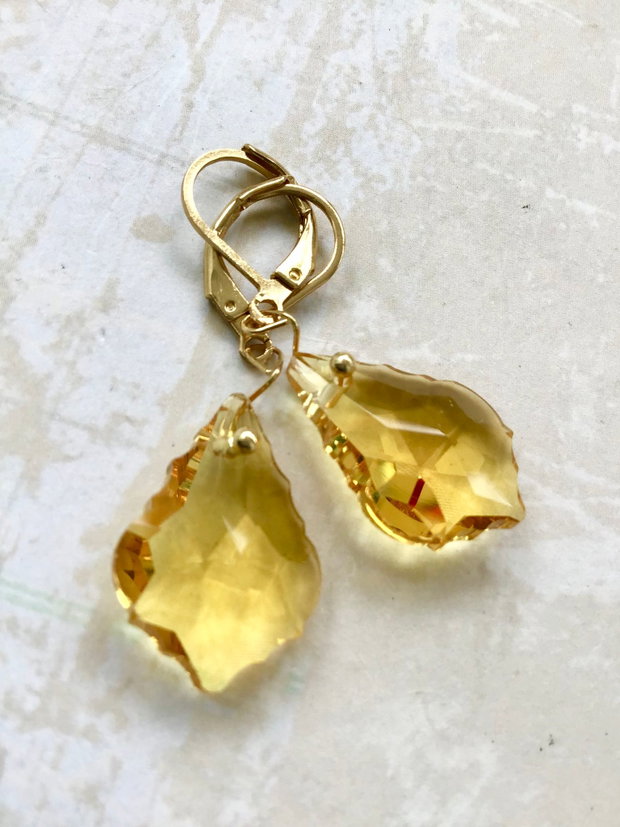 Cercei sticla tip Swarovski