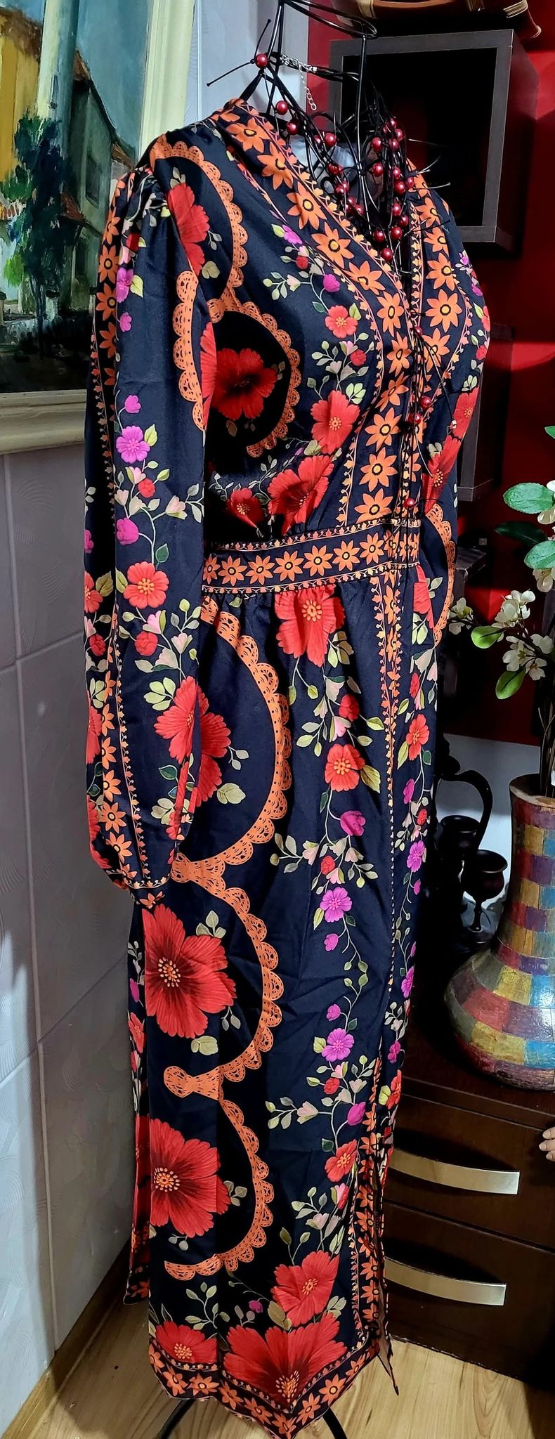 Rochie print colorat cod 456