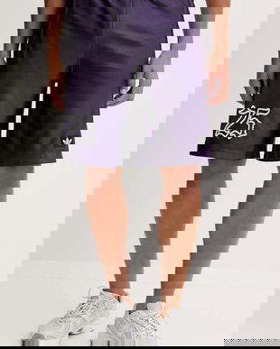 adidas Originals pantaloni scurți Grfx Short culoarea violet, JY2768