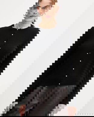 United Colors of Benetton cardigan din cașmir culoarea negru, 1033D502A