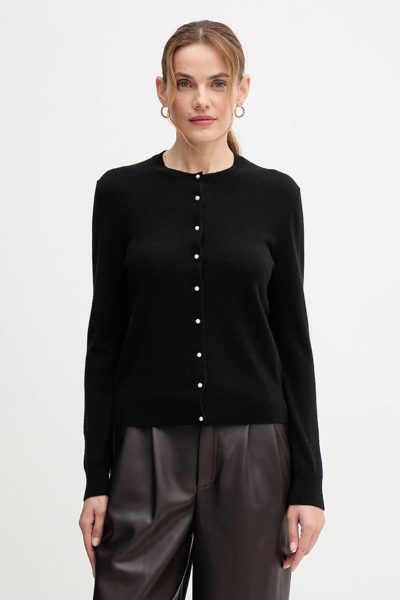 United Colors of Benetton cardigan din cașmir culoarea negru, 1033D502A